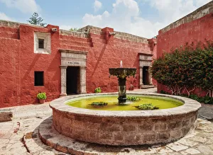 Monastery Of Saint Catherine Prints: Zocodober Square, Santa Catalina Monastery, Arequipa, Peru