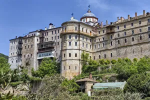 Orthodox Christian Prints: Zograf Monastery, Saint George the Zograf Monastery, Zografou, Mount Athos, Athos