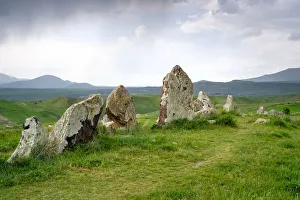Zorats Karer (Carahunge) standing stones (menhirs), Sisian, Syunik Province, Armenia
