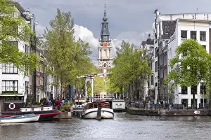 Historical Center Prints: The Zuiderkerk (Southern Church) in the Nieuwmarkt area of Amsterdam (North Holland